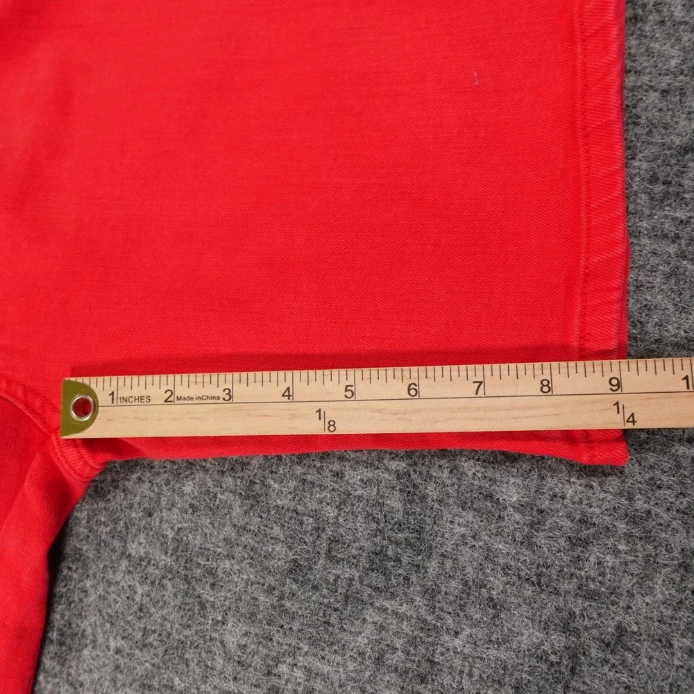 Judy Blue Shorts‎ Womens Large Red Bermuda Tummy Control Garment Dyed JB150279